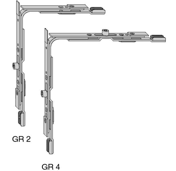 AGB -  Movimento TESI AVANT angolare trapezio normale - gr / dim 2 - lbb 350 - 1600 - hbb 435 - 2400