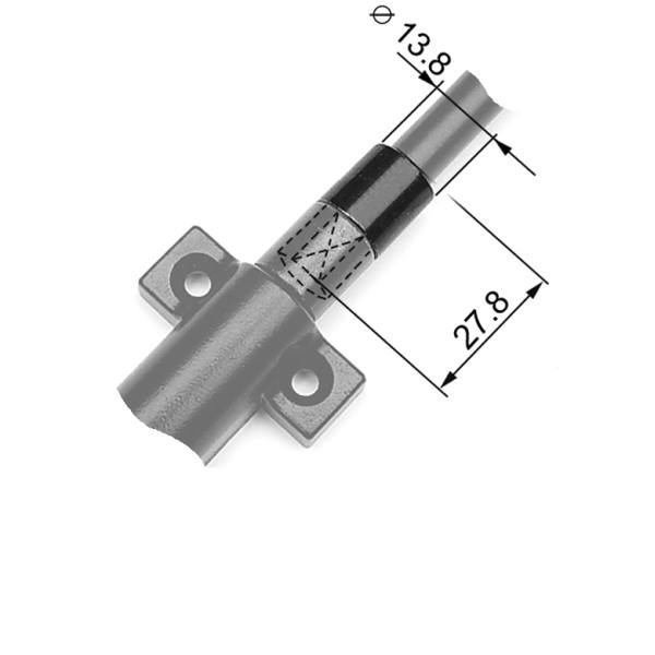 AGB -  Compensatore ABACO di rotazione - mat. ZAMA - col. ARGENTO - SILVER POWERAGE - note DX - dimensioni 180°