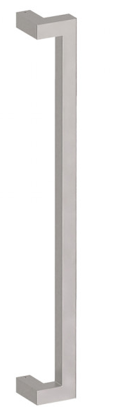 REGUITTI -  Maniglione DENVER 25 S zancato - mat. INOX AISI 304 - col. INOX SATINATO - ø mm 25 X 25 - interasse 600