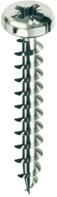 MUSTAD -  Vite PANELVIT® UNIVERSALE testa cilindrica a croce ph autofilettante fissaggio ferramenta persiane e serramenti - col. CHROMITING® - ø mm 4,0 - l. tot 30