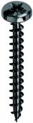 MUSTAD -  Vite PANELVIT® UNIVERSALE testa cilindrica a croce ph autofilettante fissaggio ferramenta persiane e serramenti - col. NERO PLUS - ø mm 3,5 - l. tot 20