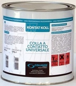 COLLMON -  Colla KONTAT KOLL monocomponente per legno e accoppiaggio di materiale diversi - col. INCOLORE - q.ta 1,8 KG