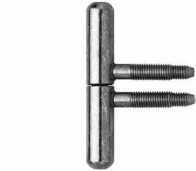 SFS INTEC -  Cerniera 10L fissa a 2 gambi - col. OTTONE VERNICIATO - ø - diametro 14 - portata (kg) 14