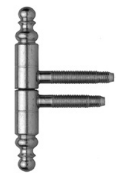 SFS INTEC -  Cerniera 50B-16 fissa a 2 gambi - col. BRONZATO - ø - diametro 16 - portata (kg) 60