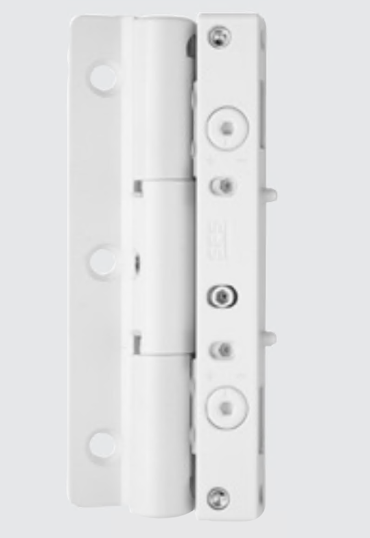 SFS INTEC -  Cerniera EASY 3D-G regolabile a lame sovrapposte - col. BIANCO