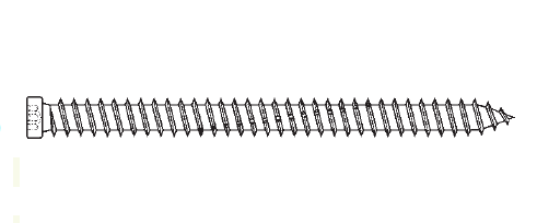 SFS INTEC -  Vite FBM testa cilindrica torx turbovite - col. ZINCATO - ø mm 5 - l. tot 62 - utilizzo POSA SERRAMENTI