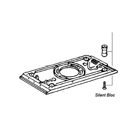 FESTOOL -  Piedino in gomma per elettroutensile - note RS 2