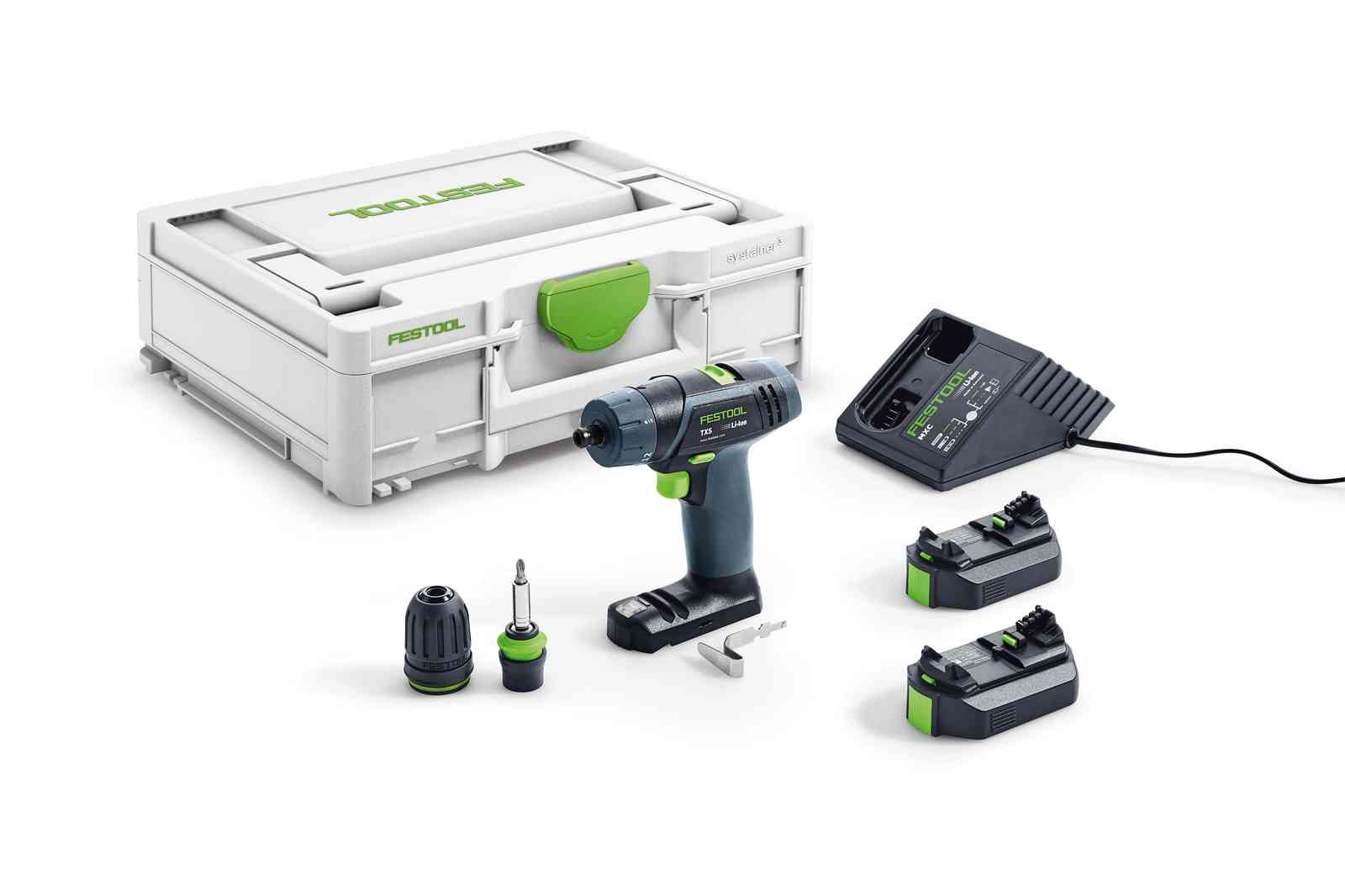 FESTOOL -  Trapano TXS 2,6 - PLUS avvitatore senza percussione a batteria