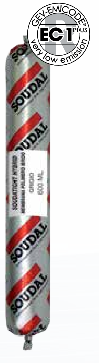 SOUDAL -  Sigillante SOUDATIGHT HYBRID membrana isolante barriera vapore e chiusura all'aria - col. GRIGIO - q.ta 600 ML