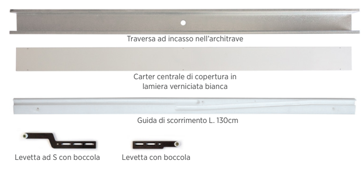 ANTAMATIC SIR - Kit Scatola PIAVE 3.0 per anta a battente e vicentina - dimensioni 1300