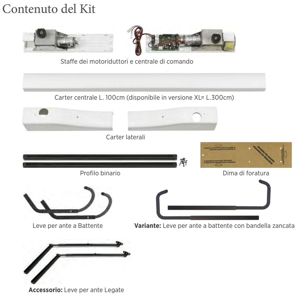 ANTAMATIC SIR - Kit Motore CLASSIC cablato per anta alla padovana o trevigiana kit per scuro mono anta destra o sinistra - luce min - max 380 - 1000 - profondita' min 135 - peso max kg 40 - per anta DX - SX