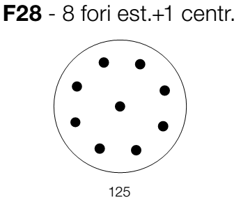 EKAMANT -  Abrasivo EKARED disco carta uso automatico per levigatura vernici e resine - dimensioni Ø 125 - grana 180 - formato F28 - note ALOX