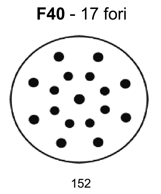 EKAMANT -  Abrasivo EKARED disco carta uso automatico per levigatura vernici e resine - dimensioni Ø 152 - grana 220 - formato F40 - note ALOX