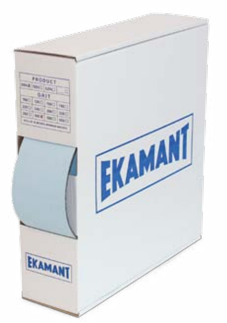 EKAMANT -  Abrasivo SBA rotolo di spugna uso manuale per levigatura vernici e resine - dimensioni 113X25000 - grana 320 - formato ROTOLO - note ALOX