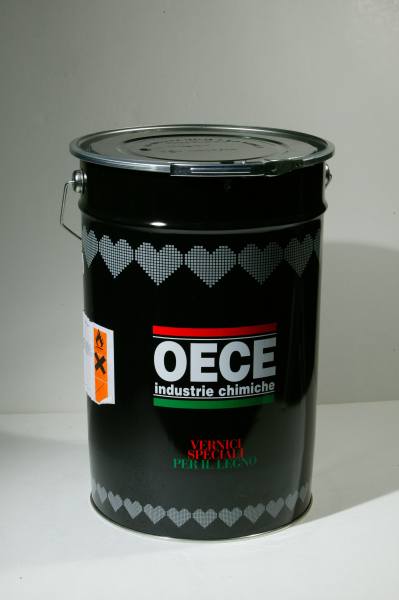 BECKER ACROMA -  Finitura CEOMAT OCX poliuretanico per tutti i tipi di legno a spruzzo per interni - col. BIANCO - q.ta 10 L