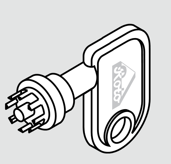 ROTO FRANK -  Chiave DOORLINE di regolazione - note CERNIERE P