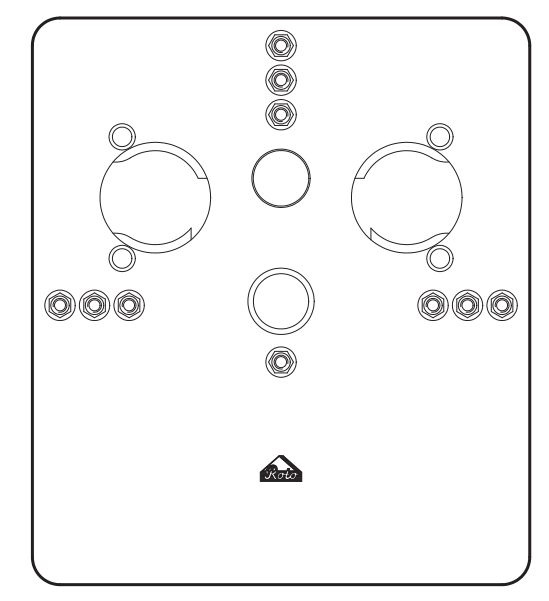 ROTO FRANK -  Dima NT/NX - STANDARD foratura telaio