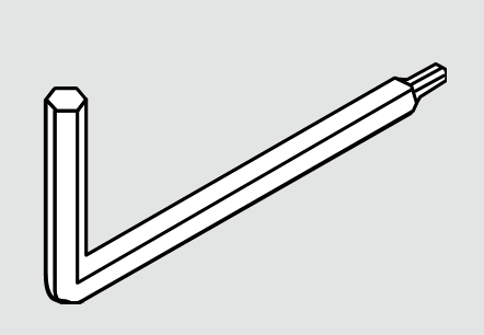 ROTO FRANK -  Chiave NT/NX - STANDARD di regolazione - dimensioni 2,5 MM