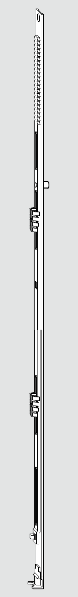 ROTO FRANK -  Chiusura Supplementare NT/NX - ARCO E TRAPEZIO verticale - gr / dim 1020 - lbb 1101 - 1300 SU ARCO - hbb 931 - 1130 SU TRAPEZIO