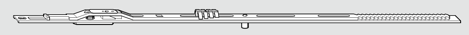 ROTO FRANK -  Chiusura Supplementare NT/NX - ARCO E TRAPEZIO inferiore - gr / dim 280 - lbb 400 - hbb 500