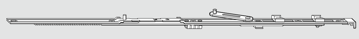 ROTO FRANK -  Forbice NT/NX - STANDARD anta ribalta corpo guida parte anta - gruppo / dimensioni 500 - 890 - lbb 801 - 1000