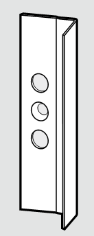 ROTO FRANK -  Cricchetto NT/NX - STANDARD magnetico senza incontro - col. ARGENTO OPACO - frontale 9