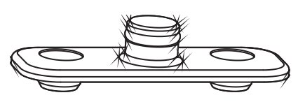 ROTO FRANK -  Incontro NT/NX - DESIGNO NT di arresto - col. ARGENTO OPACO