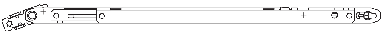 ROTO FRANK -  Forbice NT/NX - STANDARD anta ribalta di sicurezza - gruppo / dimensioni 561 – 1200 - lbb 561 – 1200