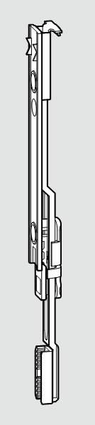 ROTO FRANK -  Terminale C500/C600/H500/H600 superiore e inferiore per asta a leva euronut - hbb 200