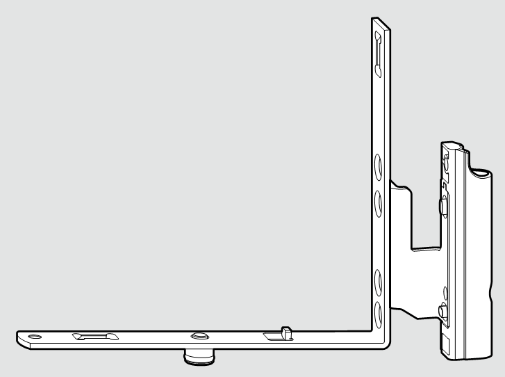 ROTO FRANK -  Cerniera NT/NX - ARCO E TRAPEZIO angolare anta e ribalta inferiore parte anta - aria 12 - battuta 18 - interasse 13 - mano DX