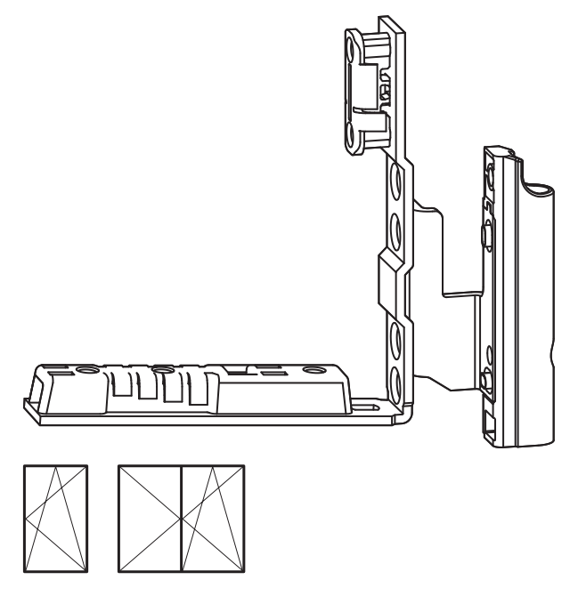 ROTO FRANK -  Cerniera NT/NX - STANDARD angolare anta e ribalta parte anta - aria 12 - battuta 20 - interasse 9 - mano DX