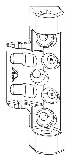 ROTO FRANK -  Supporto NT/NX - STANDARD forbice - aria 12 - battuta 18