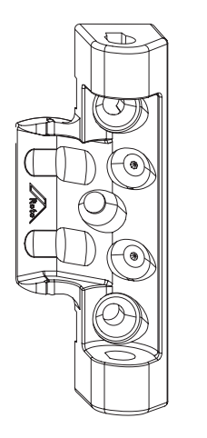 ROTO FRANK -  Supporto NT/NX - STANDARD braccio articolazione parte telaio - aria 12 - battuta 18 - interasse 13 - portata (kg) 150