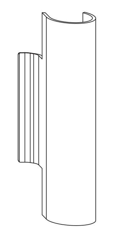 ROTO FRANK -  Copertura NT/NX - STANDARD ad applicare bandella forbice - col. BRONZO SCURO - note BRACCIO ARTICOLAZIONE – STANDARD