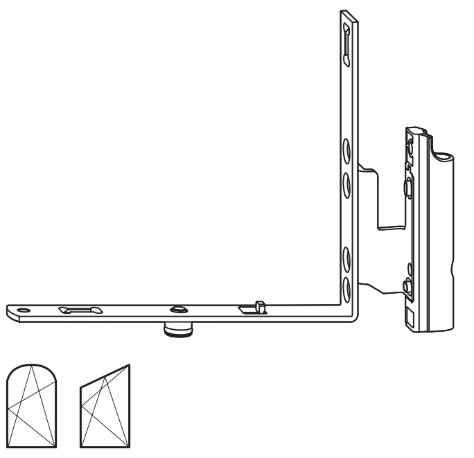 ROTO FRANK -  Cerniera NT/NX - STANDARD angolare anta e ribalta parte anta - aria 12 - battuta 20 - interasse 13 - mano DX