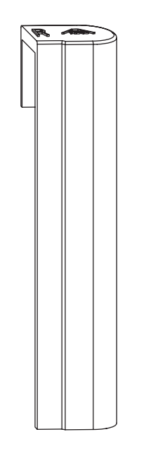 ROTO FRANK -  Copertura NT/NX - STANDARD ad applicare supporto e angolo cerniera - col. OTTONE LUCIDO - note DX - dimensioni ORO LUCIDO