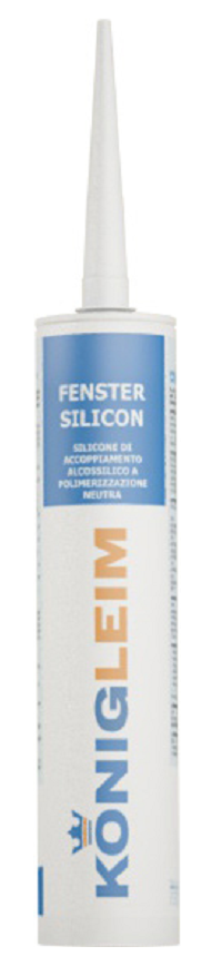 CSB STRAUDI  -  Sigillante FENSTER SILICON silicone neutro per sigillatura di vetri - col. BIANCO - q.ta 310 ML