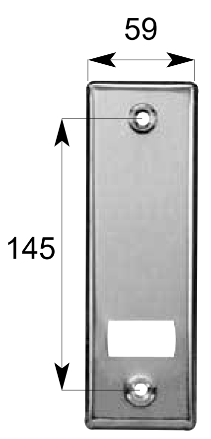 MV LINE -  Copriavvolgitore PLACCA rettangolare - int 145
