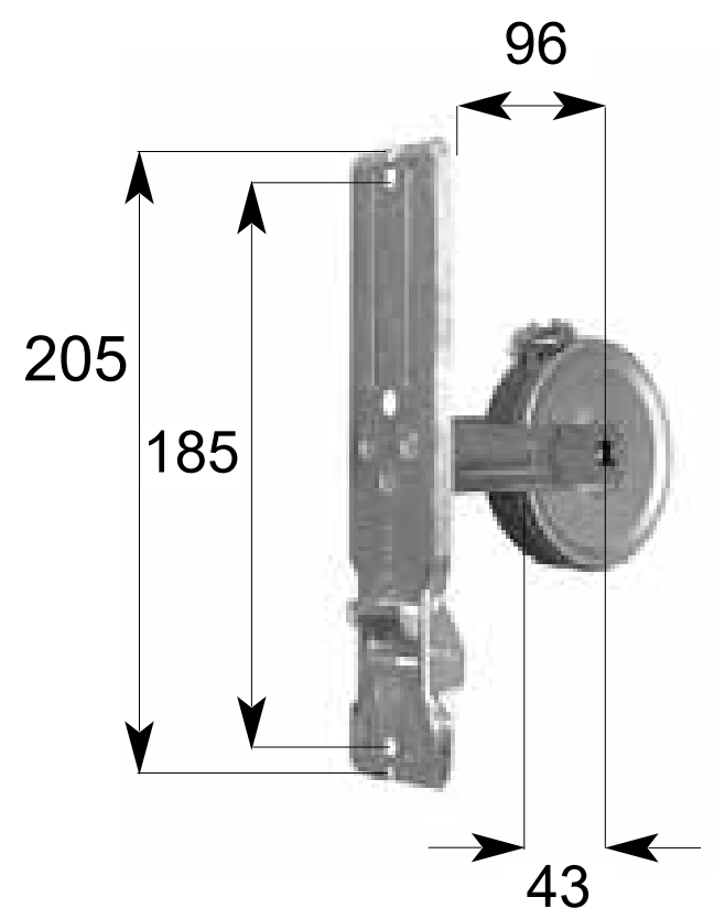 MV LINE -  Avvolgitore STAFER per tapperella - int 205 - per cintino  da mt 6