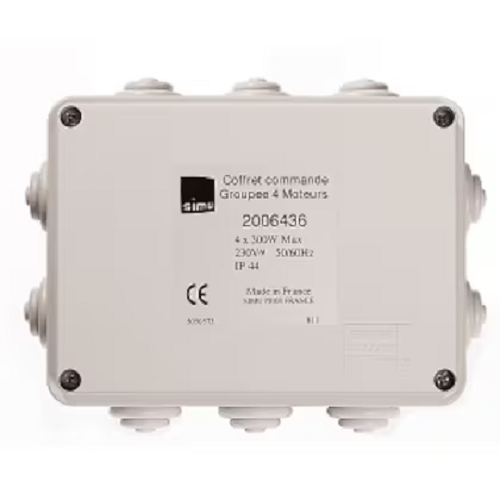 SOMFY -  Ricevitore rts a muro per tapparelle - note GROUPED CONTROL BOX - 4 MOTORS