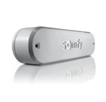 SOMFY -  Sensore EOLIS 3D WIREFREE IO wireless di vibrazione per tenda - info UN SENSORE PER OGNI TENDA - note RILEVA LE OSCILLAZIONI DELLA TENDA DA SOLE