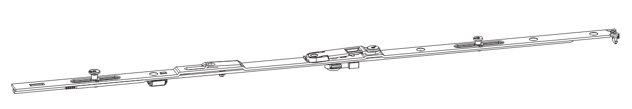 GU-ITALIA -  Forbice UNI-JET-S CONCEALED anta ribalta corpo guida parte anta - gruppo / dimensioni 1040 - lbb 951 - 1200 - nottilino 1