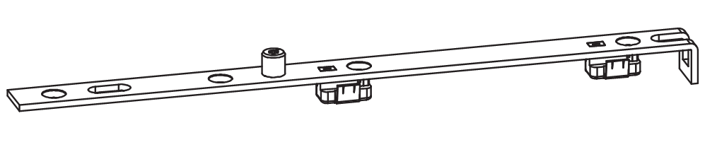 GU-ITALIA -  Chiusura Supplementare UNI-JET-S CONCEALED orizzontale e verticale - gr / dim 250