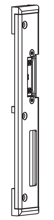 GU-ITALIA -  Incontro SECURY AUTOMATIC centrale per scrocco e catenaccio - col. ARGENTO - aria 12 - dim. 216,5 - mano DX