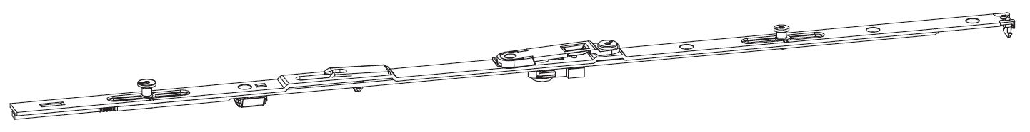 GU-ITALIA -  Chiusura Supplementare UNI-JET-S CONCEALED orizzontale - gr / dim 590 - lbb 501 - 790