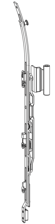 GU-ITALIA -  Forbice UNI-JET S anta ribalta per arco parte braccio articolazione con bandella - interasse 13 - lbb  455 -1250 - battuta 18 / 20 - mano DX - SX
