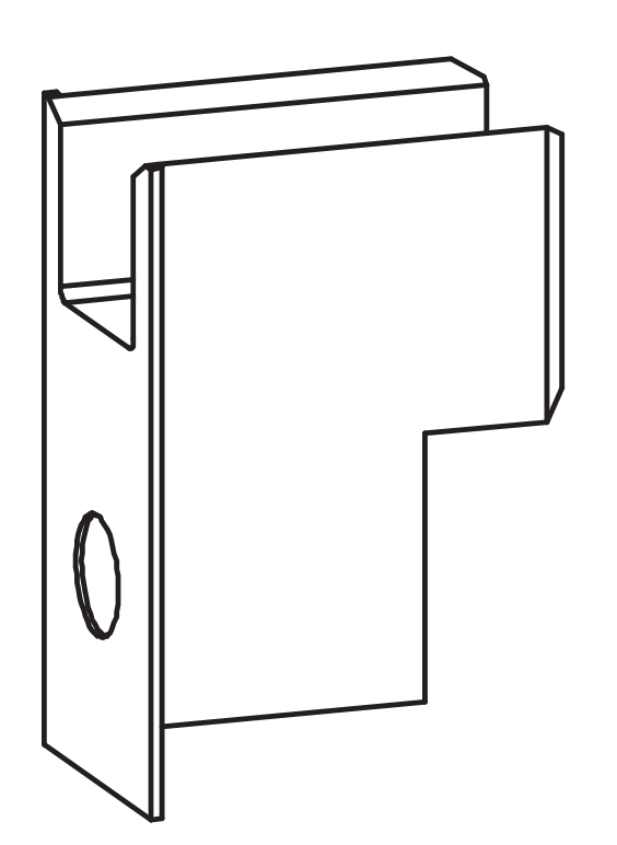 GU-ITALIA -  Tappo HS 934 - 937 sagomato per guida alta e ridotta - col. NERO