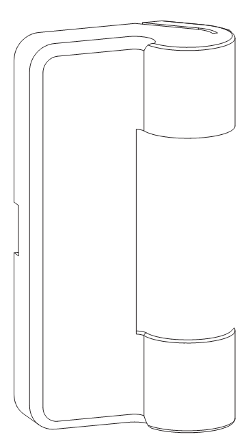 GU-ITALIA -  Copertura GU 922 - 925 ad applicare cerniera fisse - col. BIANCO RAL 9016 - ø - diametro 17 - hm 1