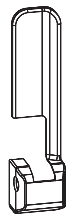 GU-ITALIA -  Copertura UNI-JET M ad applicare supporto cerniera parte telaio - mat. PVC - col. ARGENTO - note DX - dimensioni M 20/12