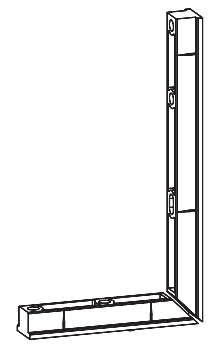 GU-ITALIA -  Compensatore UNI-JET cerniera legno - col. ARGENTO - note PER PORTE SENZA TRAVERSO - info 2 PEZZI DI RIMPIMENTO